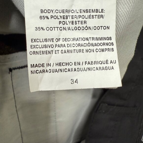 Dickies Mens Black Shorts Size 34 Polyester & Cotton Blend - Picture 5 of 9